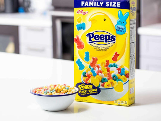 Peeps Family Size Cereal - 12.7oz - Kellogg's - Limited Edition - Extreme Snacks