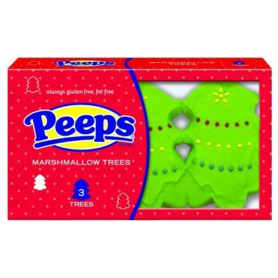 Peeps Marshmallow Christmas Trees - Extreme Snacks