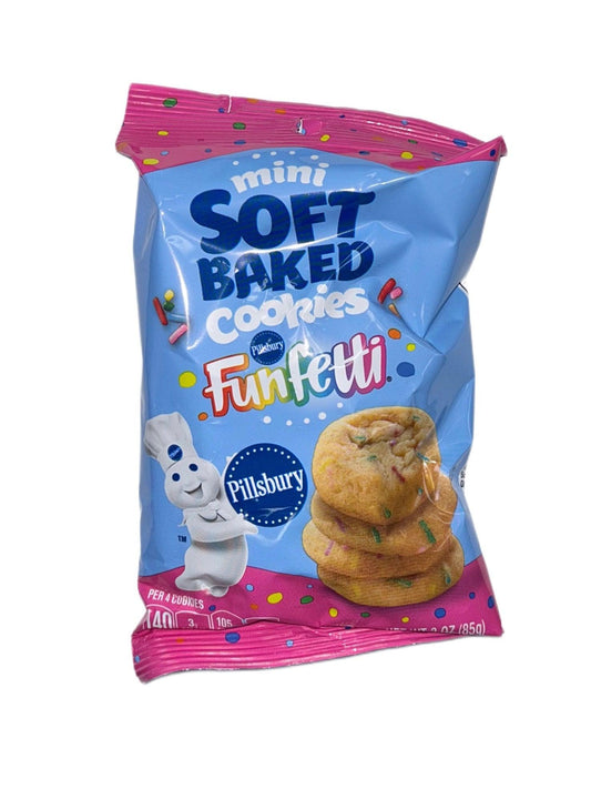 Pillsbury Mini Soft Baked Cookies Confetti 3OZ - Extreme Snacks