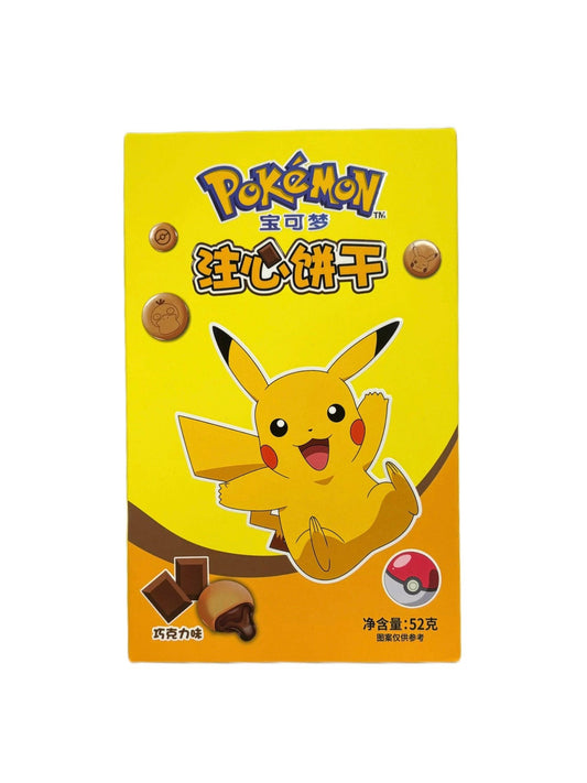 Pokemon Chocolate Filled Cookies 52g - Extreme Snacks