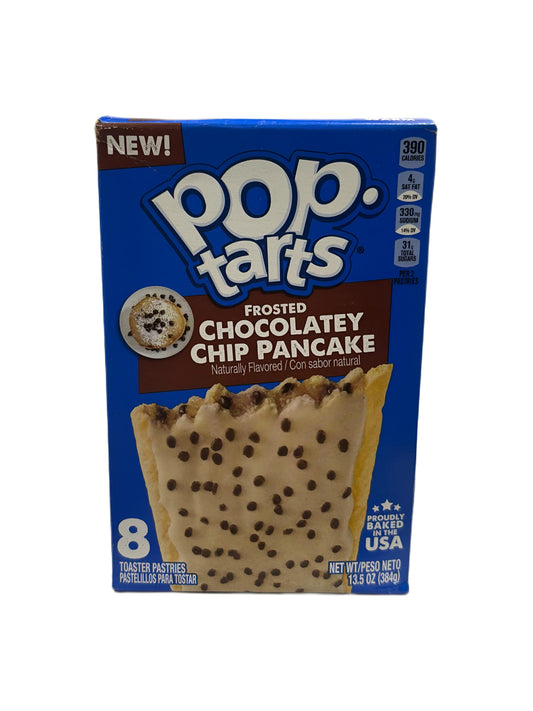 Pop Tarts - Frosted Chocolatey Chip Pancake 8 Pack - Extreme Snacks