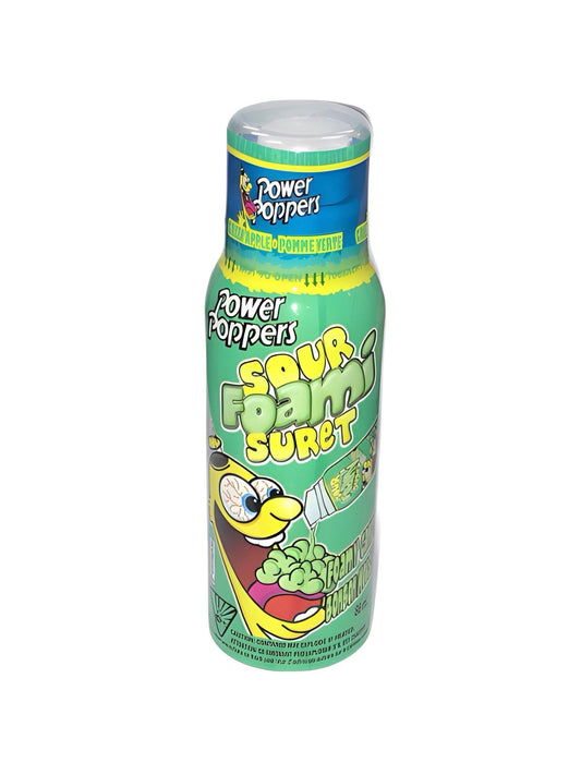 Power Poppers Sour Foami Suret 88ML - Extreme Snacks