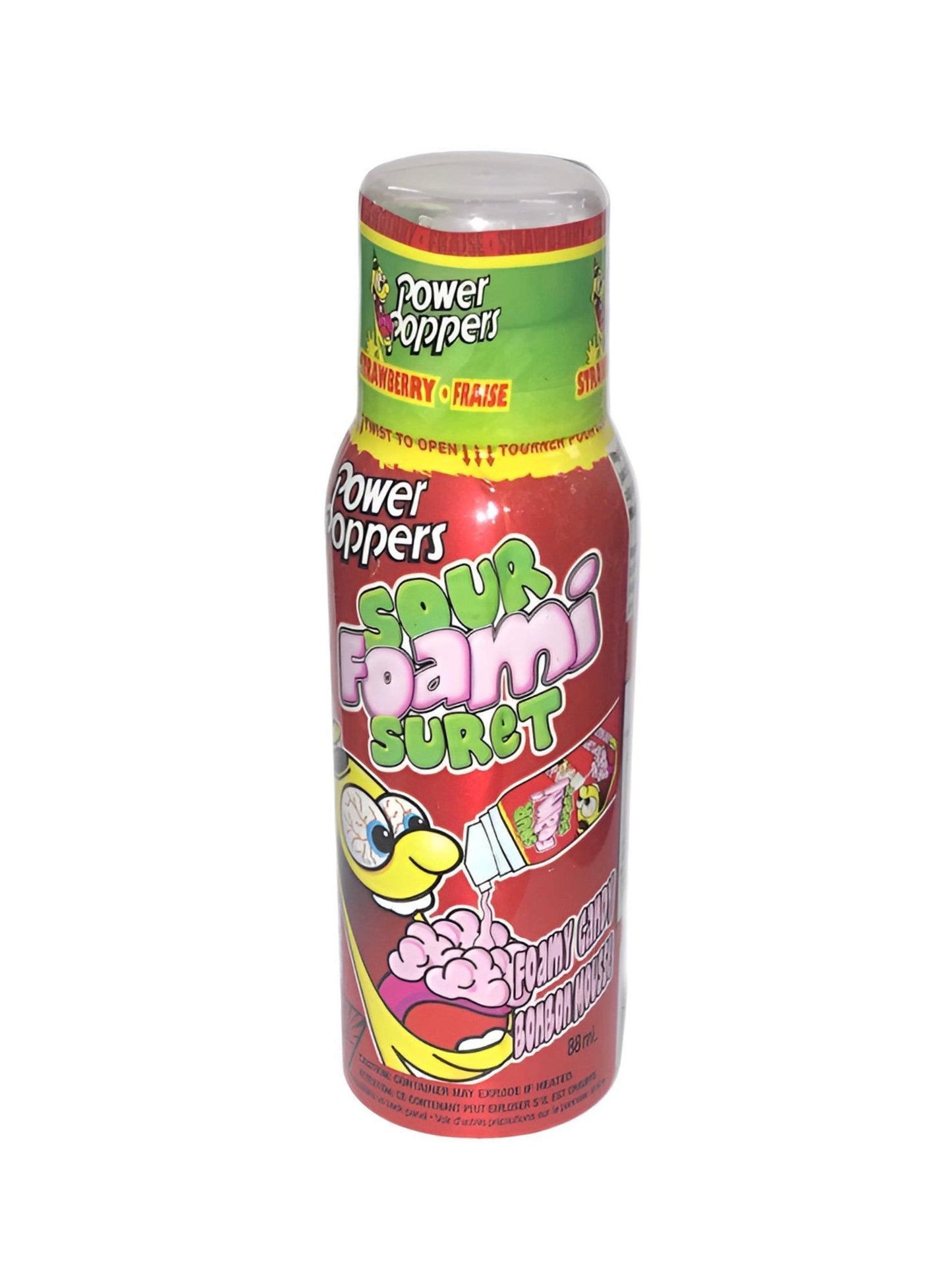 Power Poppers Sour Foami Suret 88ML - Extreme Snacks