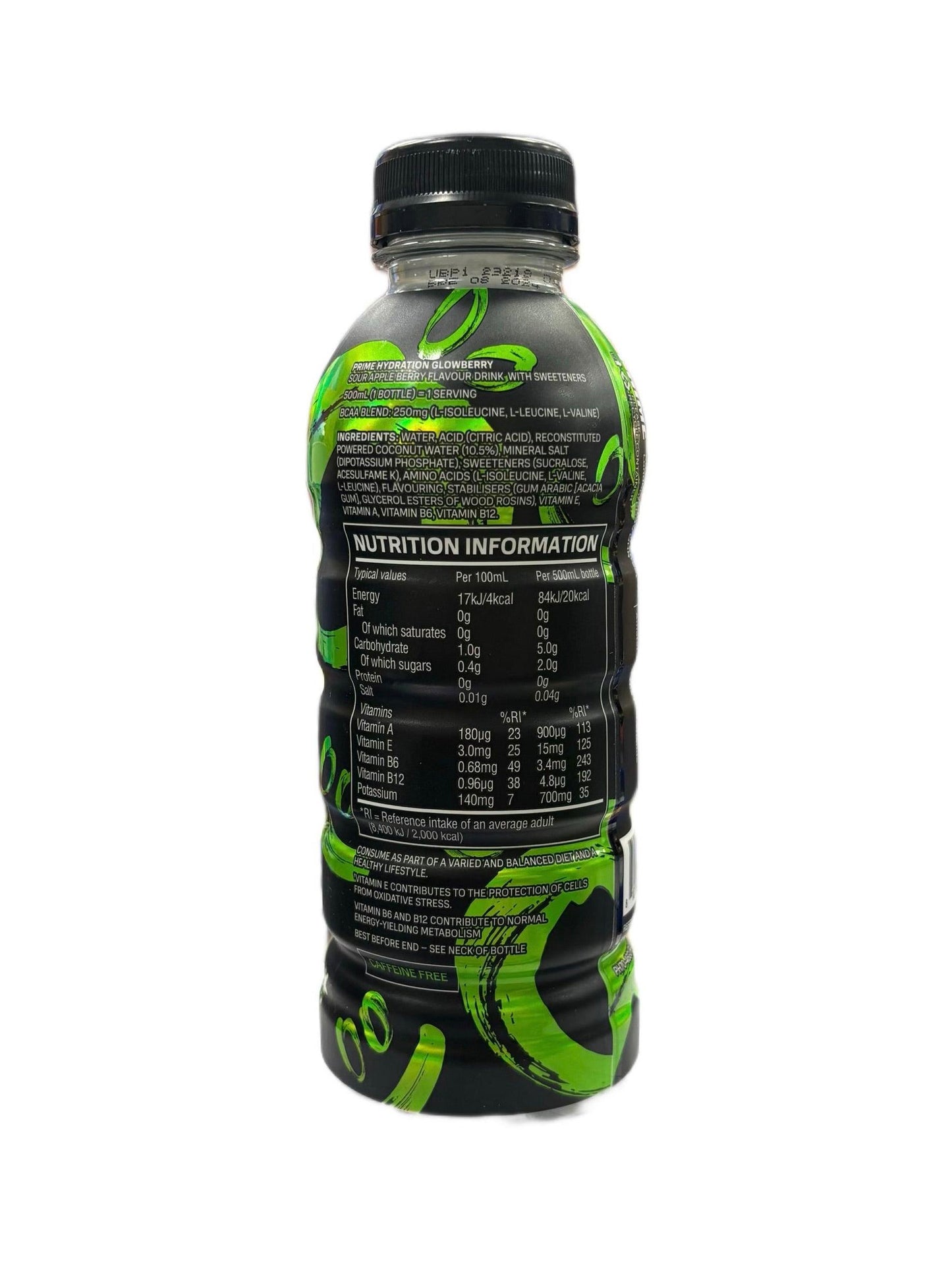 Prime Hydration Glowberry - U.K Ultra Rare HOLO Edition - Extreme Snacks
