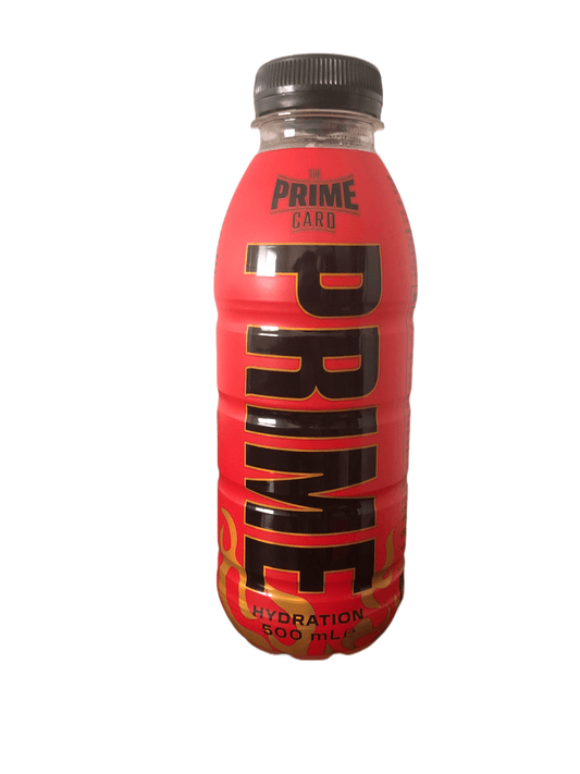 Prime Hydration Prime Card Red Bottle Misfits Collectable Edition - Extreme Snacks