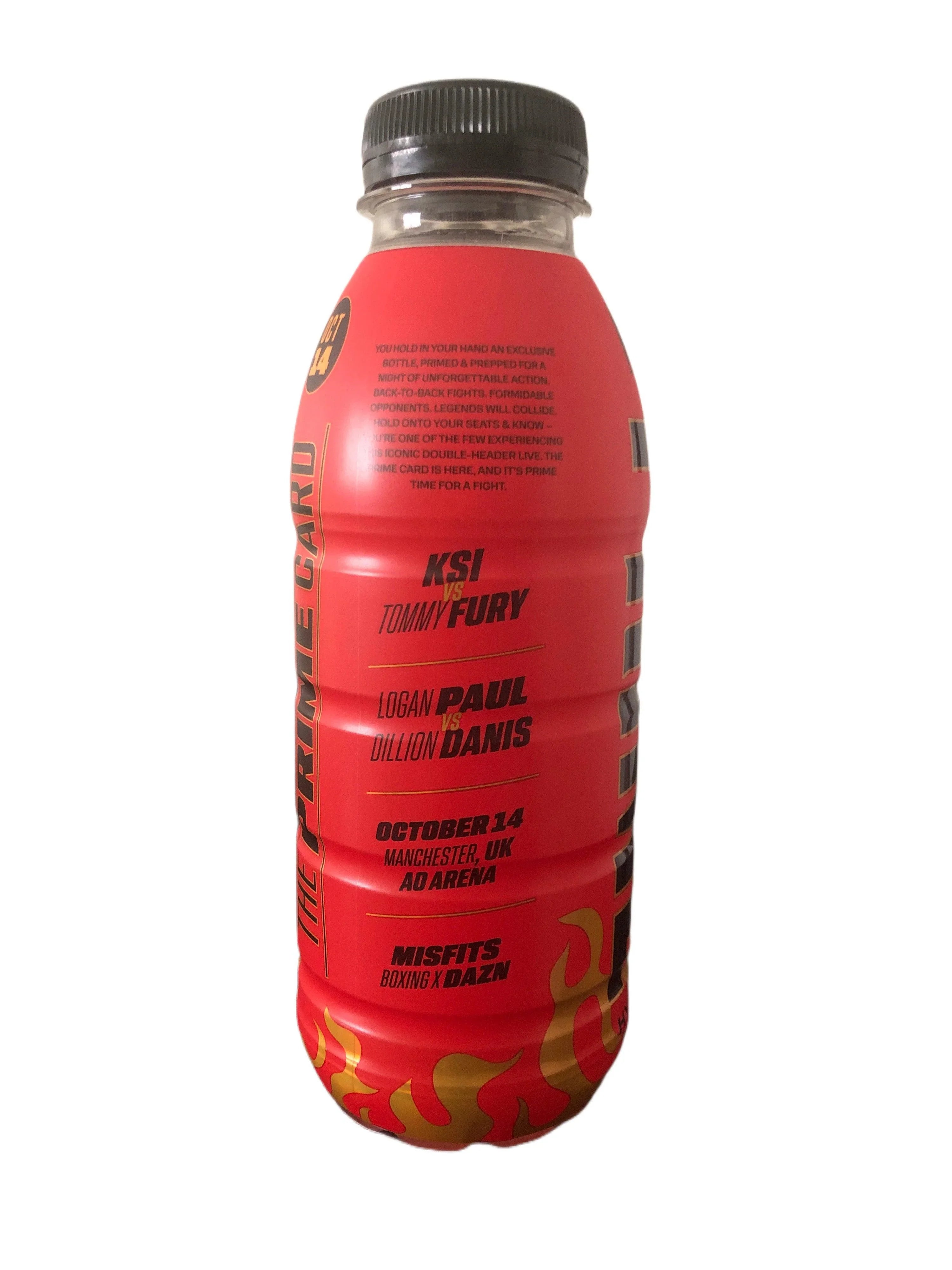 Red Prime Boottle Prime Hydration Prime Card Red Bottle Misfits Collectable Edition