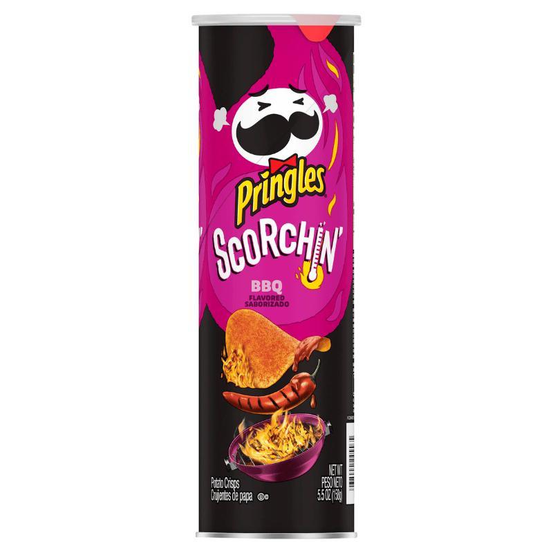 Pringles Scorchin BBQ 156G - Extreme Snacks