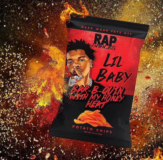 Rap Snacks BBQ-Lil Baby Quin with My Honey Heat - Extreme Snacks