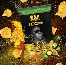 Rap Snacks Icon Notorious Honey Jalapeno Chips - Extreme Snacks