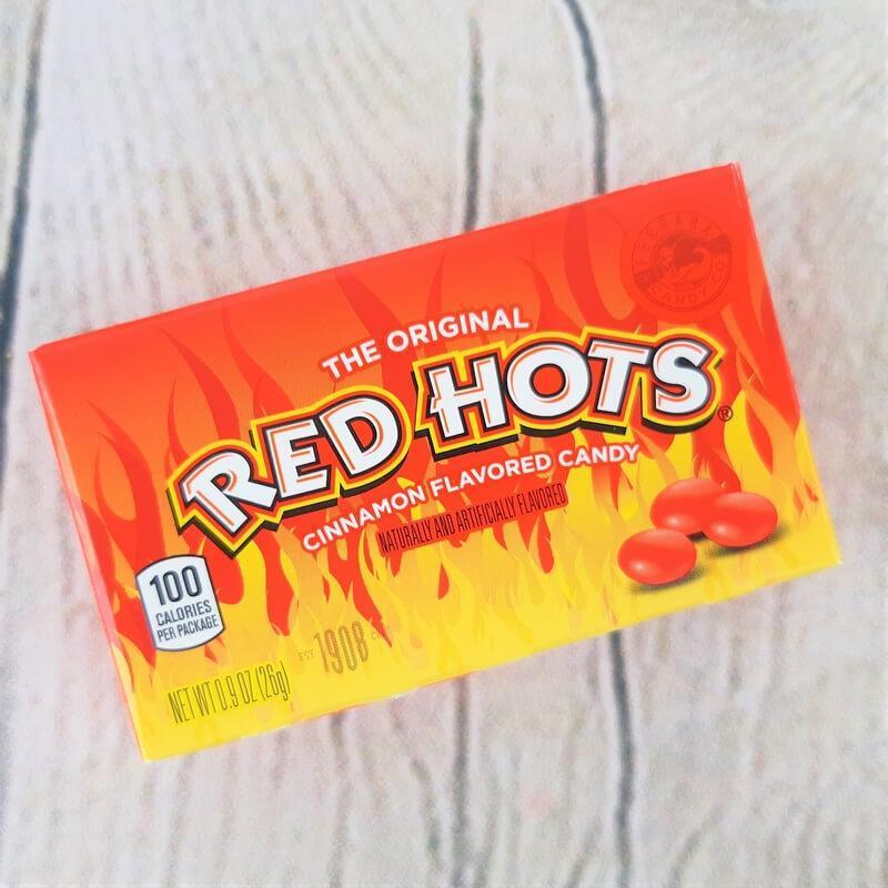 Red Hot Box Red Hots Theater Box 156g | Spicy Cinnamon Candy