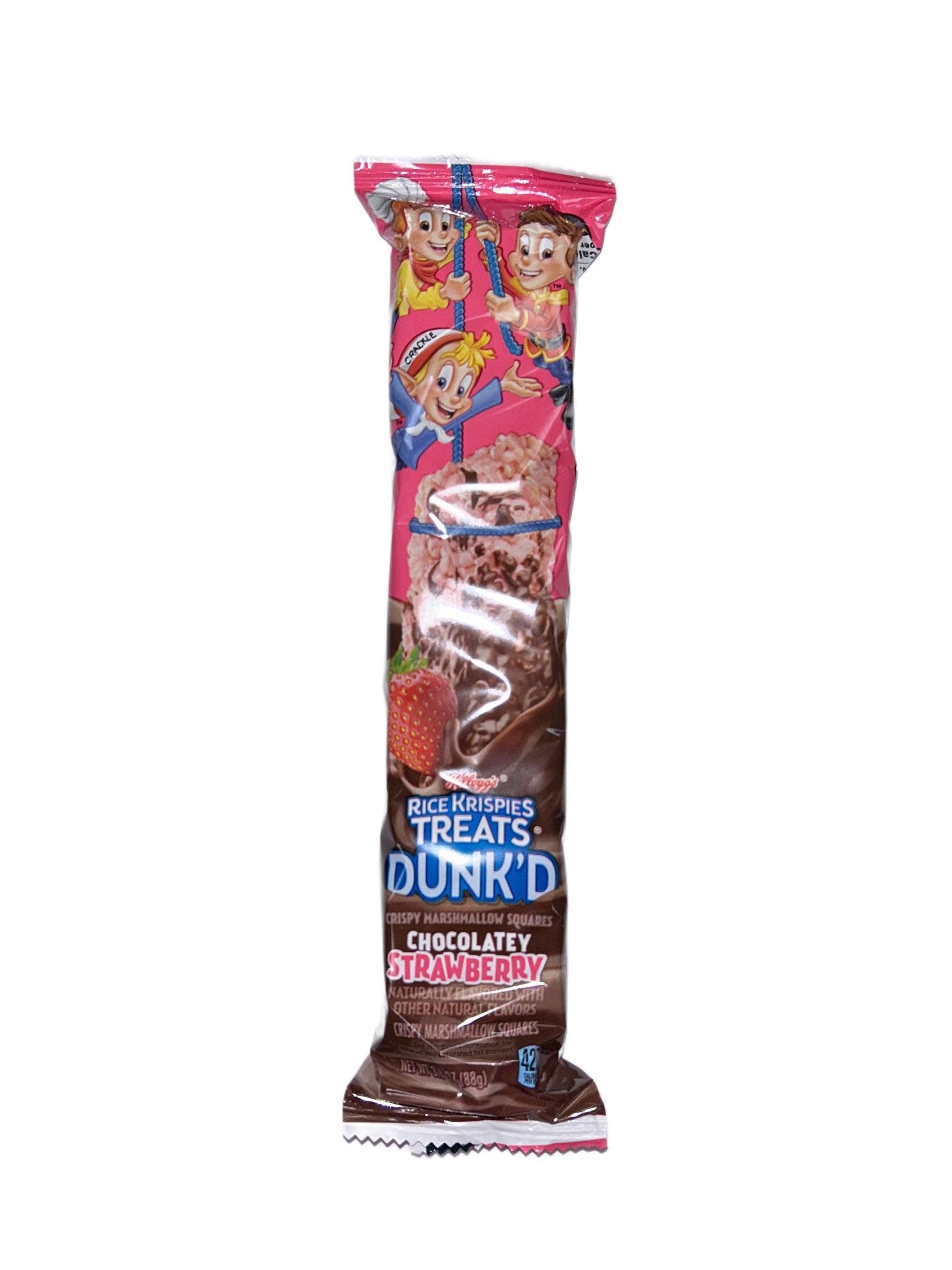 Rice Krispies Treats DUNK'D Chocolatey Strawberry - 3.1OZ - Extreme Snacks