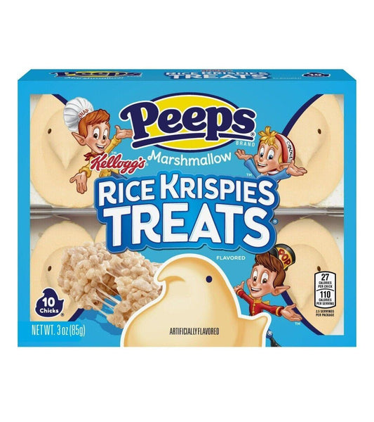 Peeps Marshmallow Easter Rice Krispies Treat - 10CT