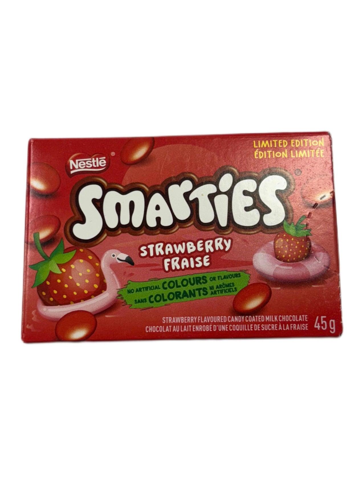 Smarties Strawberry 45G Limited Edition - Extreme Snacks