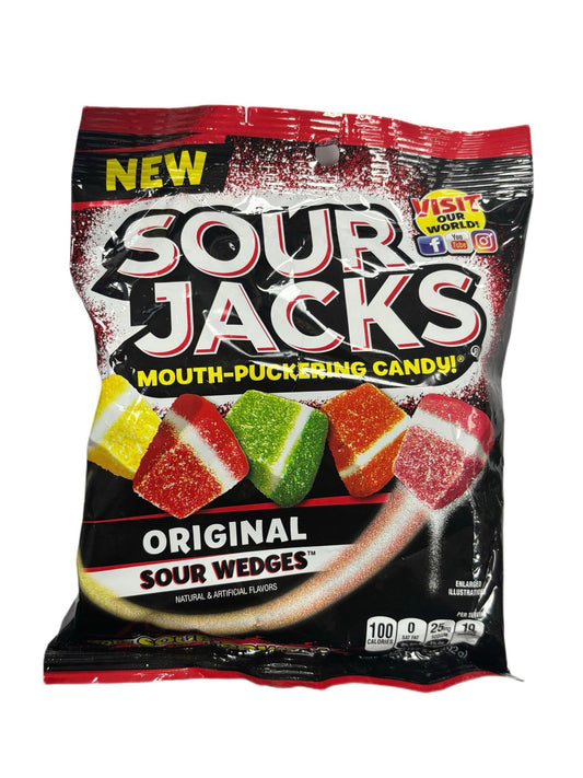 Sour Jacks Original Mouth Puckering Candy 142G - Extreme Snacks