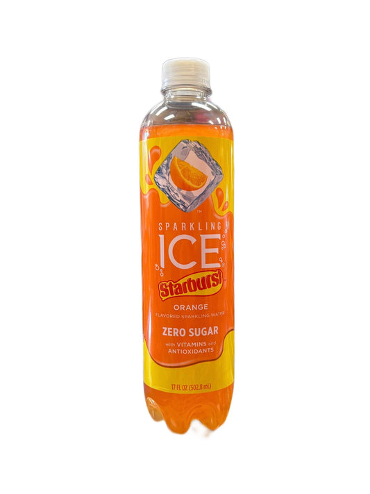 Sparkling ICE Starburst Orange Bottle 17OZ - Extreme Snacks