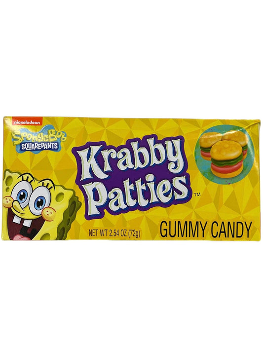 SpongeBob Krabby Patties Gummy Candy Theatre Box - Extreme Snacks
