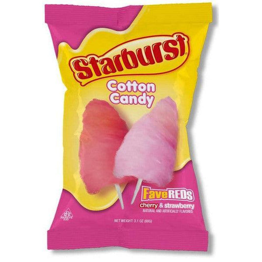Starburst Cherry & Strawberry Cotton Candy - Extreme Snacks