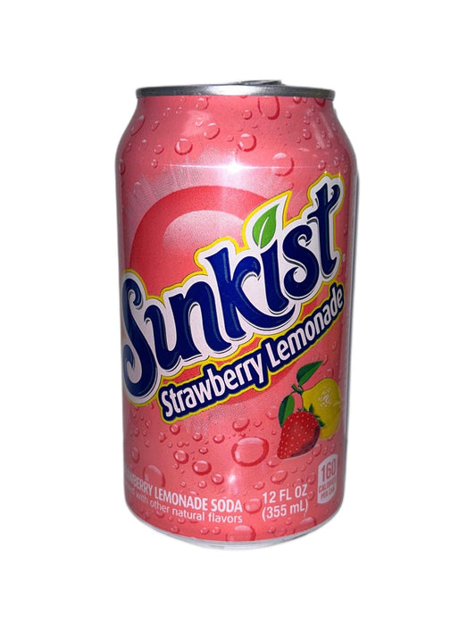 Sunkist Strawberry Lemonade Can 355ML - Extreme Snacks