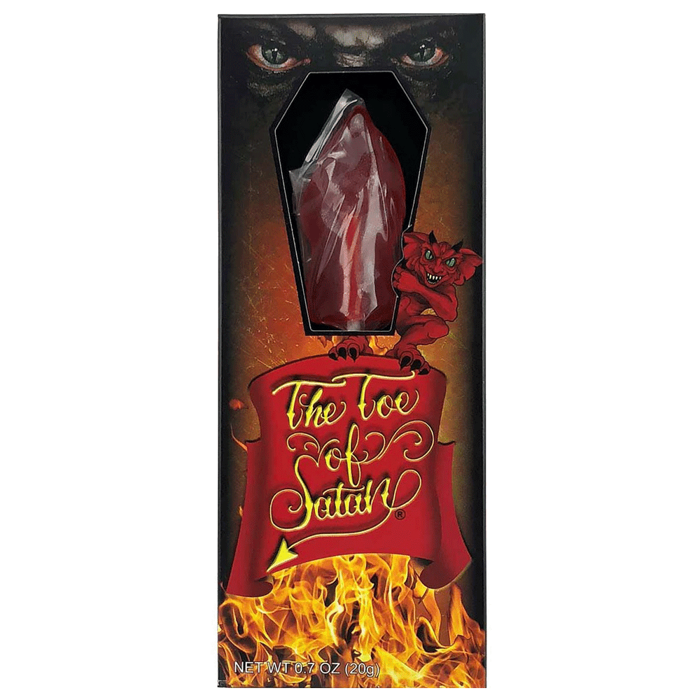 Toe of Satan Hot Lollipop - World's Hottest Lollipop - Extreme Snacks
