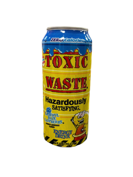 Toxic Waste Baneful Blue Raspberry Energy Drink 473ML - Extreme Snacks