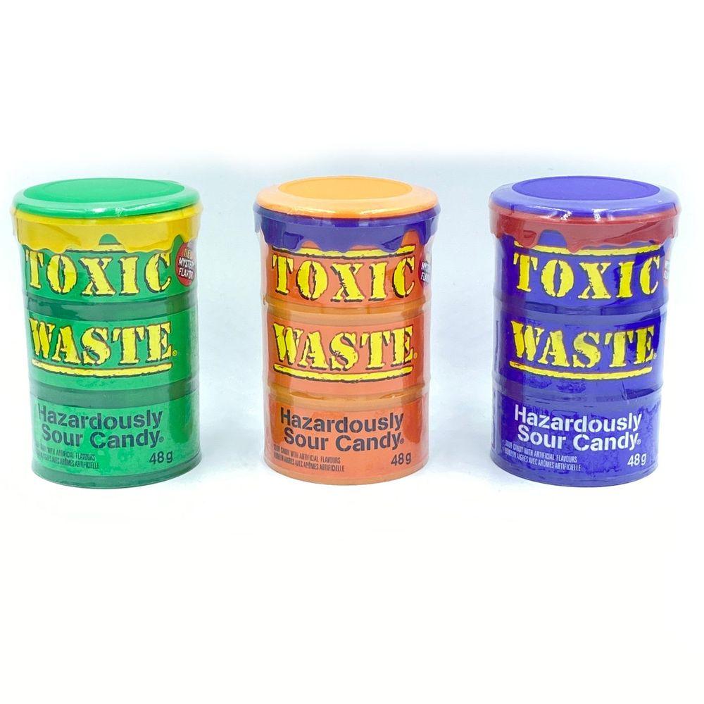Toxic Waste Hazardously Sour Candy Mystery Flavor - Extreme Snacks