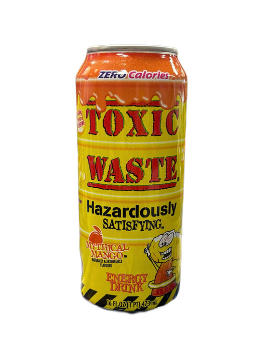 Toxic Waste Mythical Mango Energy Drink 473ML - Extreme Snacks