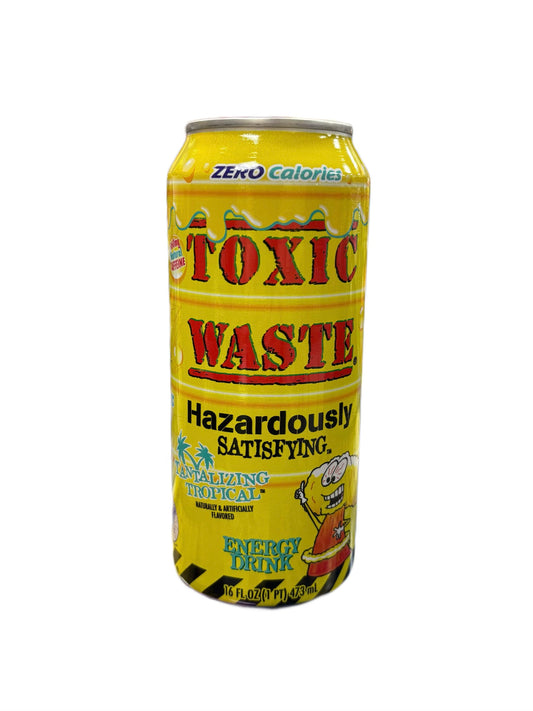 Toxic Waste Tantalizing Tropical Energy Drink 473ML - Extreme Snacks