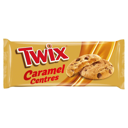 Twix Caramel Centres Cookies - 144G - Extreme Snacks