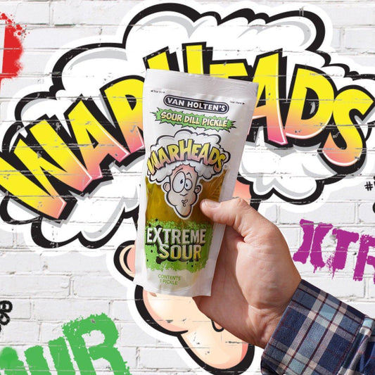 Van Holten's Sour Dill Pickle Warheads - Extreme Snacks