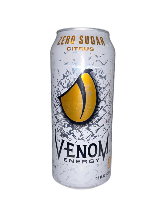 Venom Zero Sugar Citrus Energy Drink - Extreme Snacks