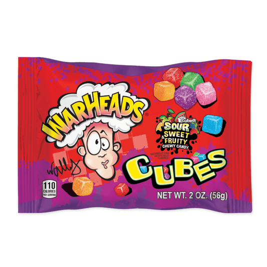 Warheads Cubes Bag 56g - Extreme Snacks