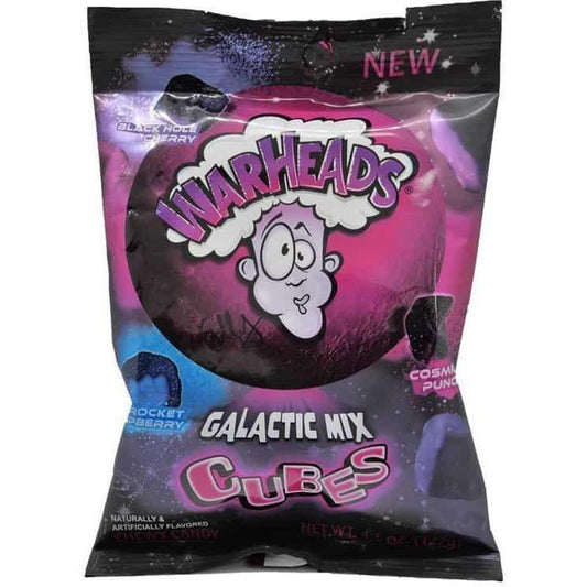 Warheads Galactic Mix Cubes Bag - Extreme Snacks