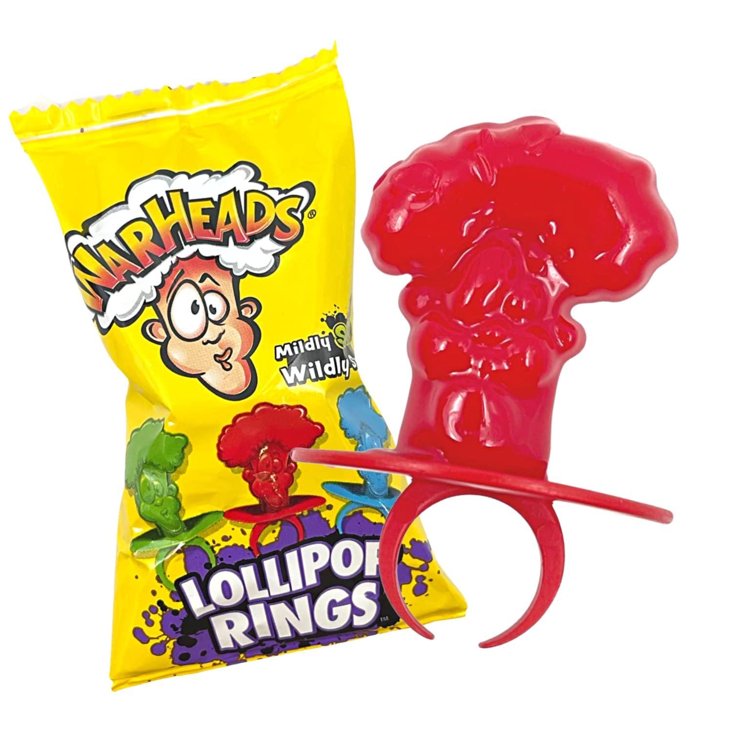 Warheads Sweet & Sour Lollipop Rings - Extreme Snacks