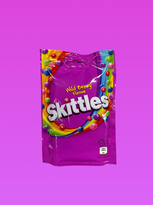 Wild Berry Skittles 136G - U.K Edition - Extreme Snacks