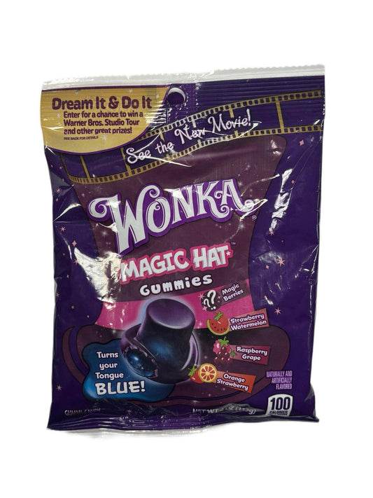 Wonka Magic Hat Gummies Candy Bag 4OZ - Extreme Snacks